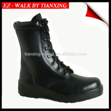 Waterproof Military boots with black leather and rubber outsole